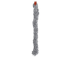 Metallic Silver Tinsel Garland