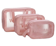 Clearview 3-Piece Wash Bag Set