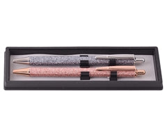 Glitter Silver & Rosegold Pen Set