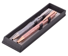 Glitter Silver & Rosegold Pen Set