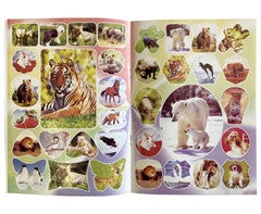 Wildlife Stickers & Colouring Book