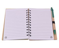 Bamboo Mid-Size Notebook & Pen