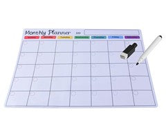 Magnetic Monthly Planner & Dry Erase Marker