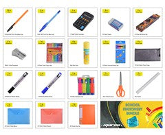 36-Piece Back to School Stationery Pack