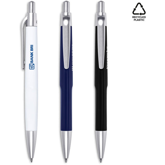 Altitude Regent Recycled Plastic Ball Pen - White