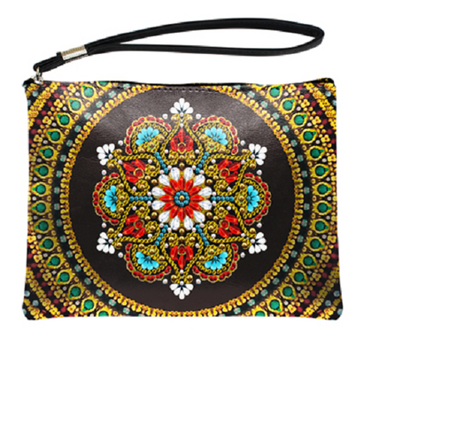 Flower Clutch Bag DIY Diamond Dot Art