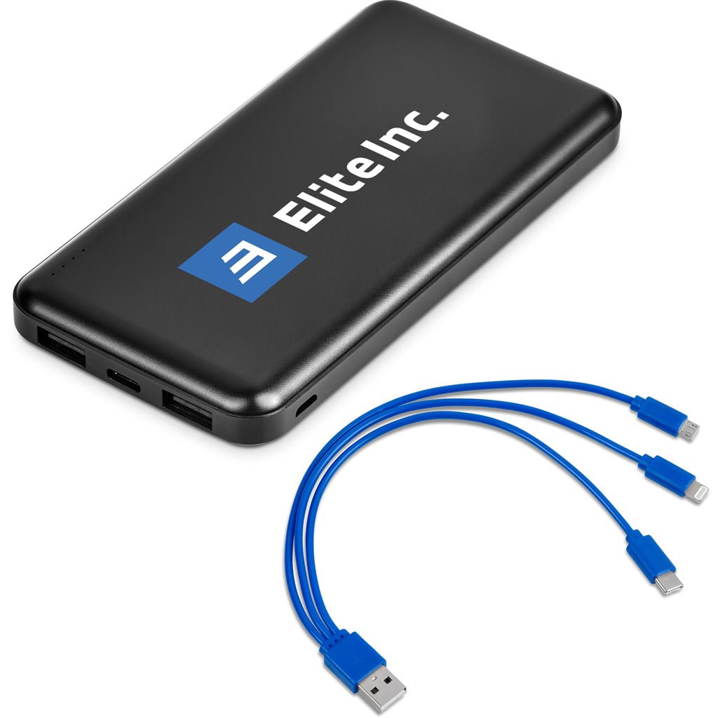 Kingpin Black 5 Compact Power Bank - 5,000mAh - Blue