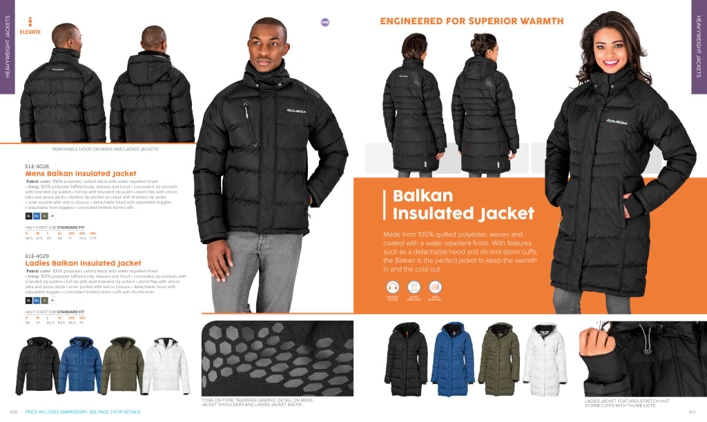 Mens Balkan Insulated Jacket