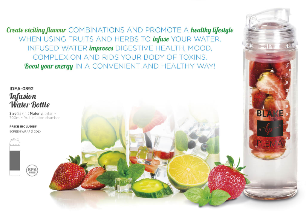 Altitude Infusion Plastic Water Bottle - 700ml