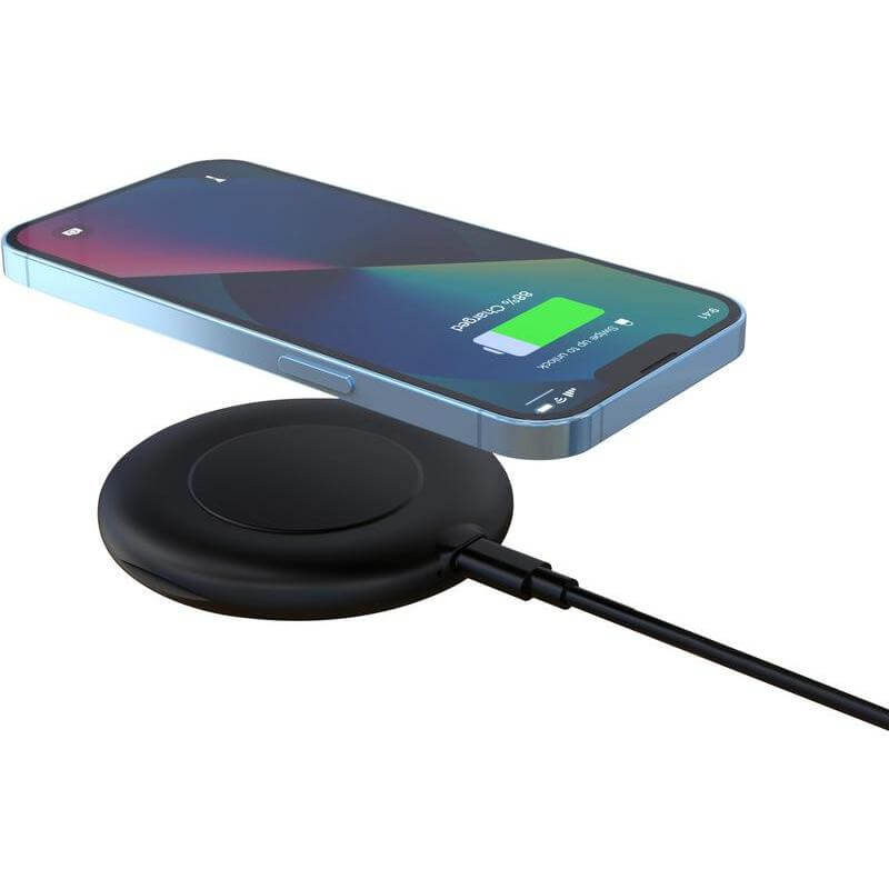 OSLO - @memorii Recycled 15W Wireless Charger Multi - Cable Set - Black