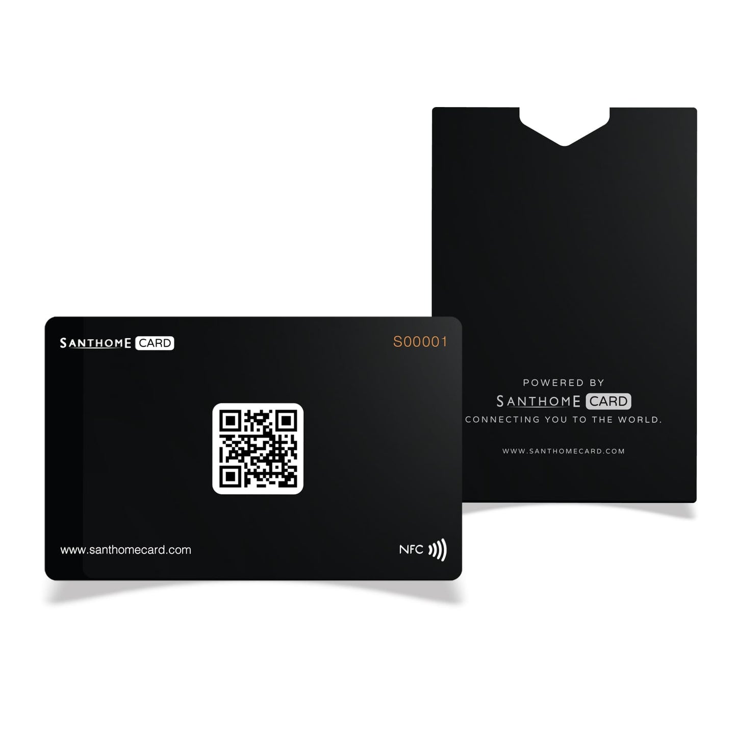 Santhome Card - Digital Business NFC Card - Black