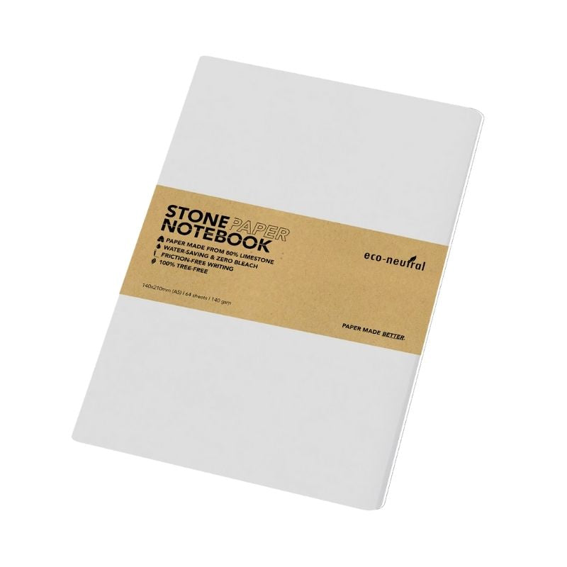 NEYA - eco-neutral Stone Paper Tree-Free Notebook - White