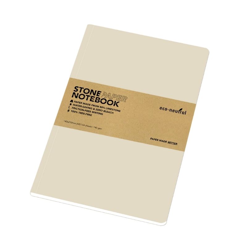 NEYA - eco-neutral Stone Paper Tree-Free Notebook - Birch