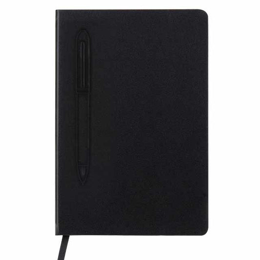 CAMPINA - Giftology A5 Hard Cover Notebook with Metal Pen - Black