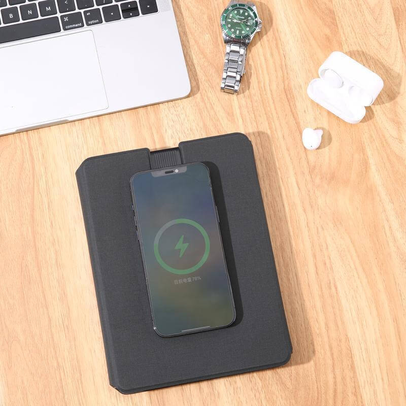 ONEX - CHANGE ZERO Recycled 10000mAh 15W MagSafe Wireless A5 Organizer 32GB - Black