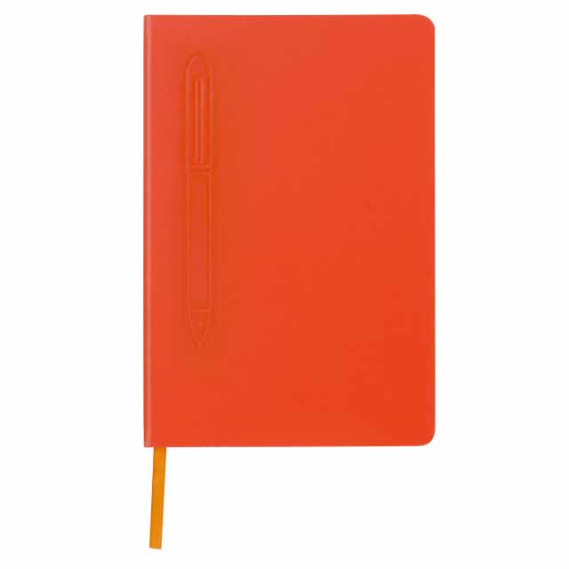 CAMPINA - Giftology A5 Hard Cover Notebook with Metal Pen - Orange