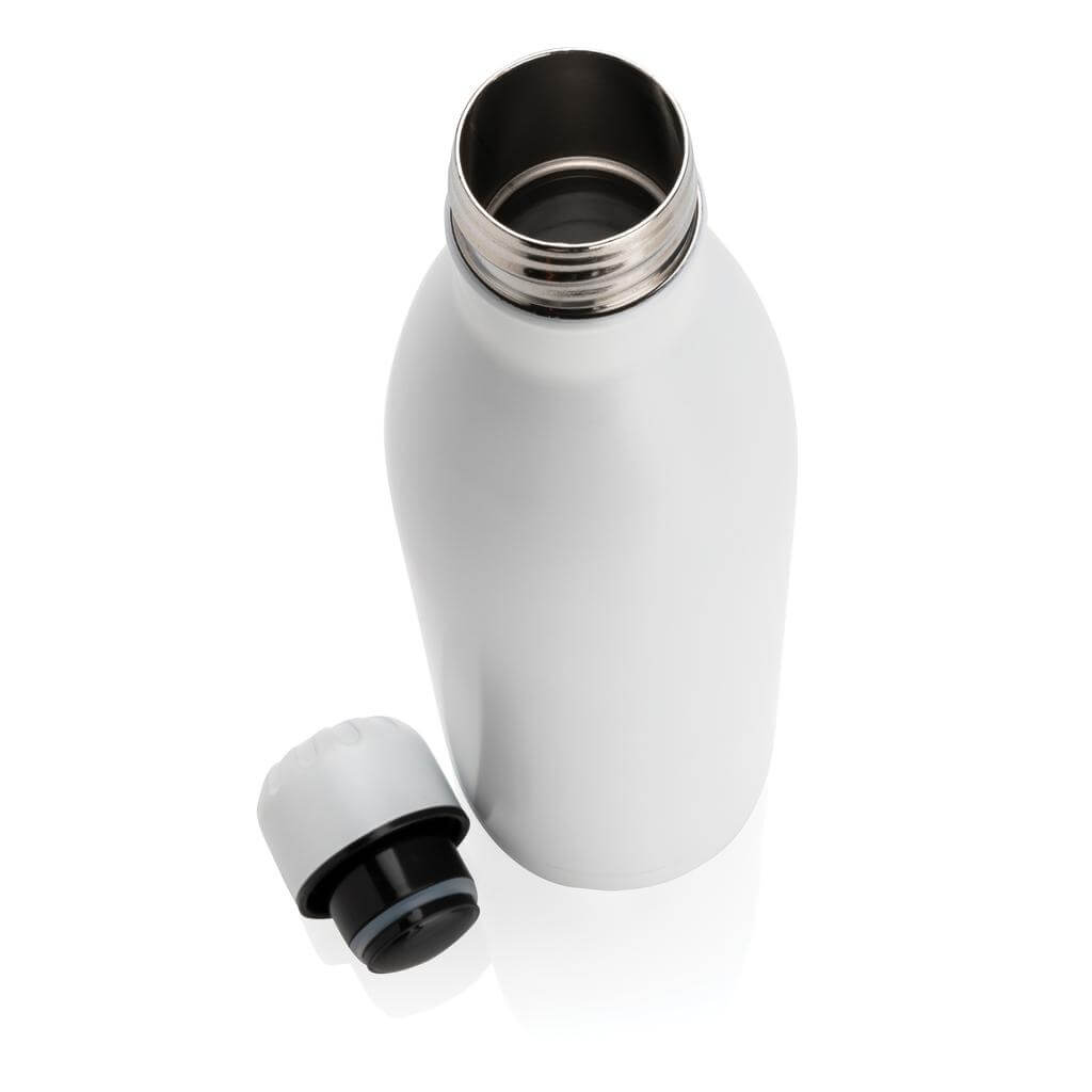 GRODNO - Soft Touch Insulated Water Bottle - White