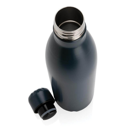 GRODNO - Soft Touch Insulated Water Bottle - Navy Blue